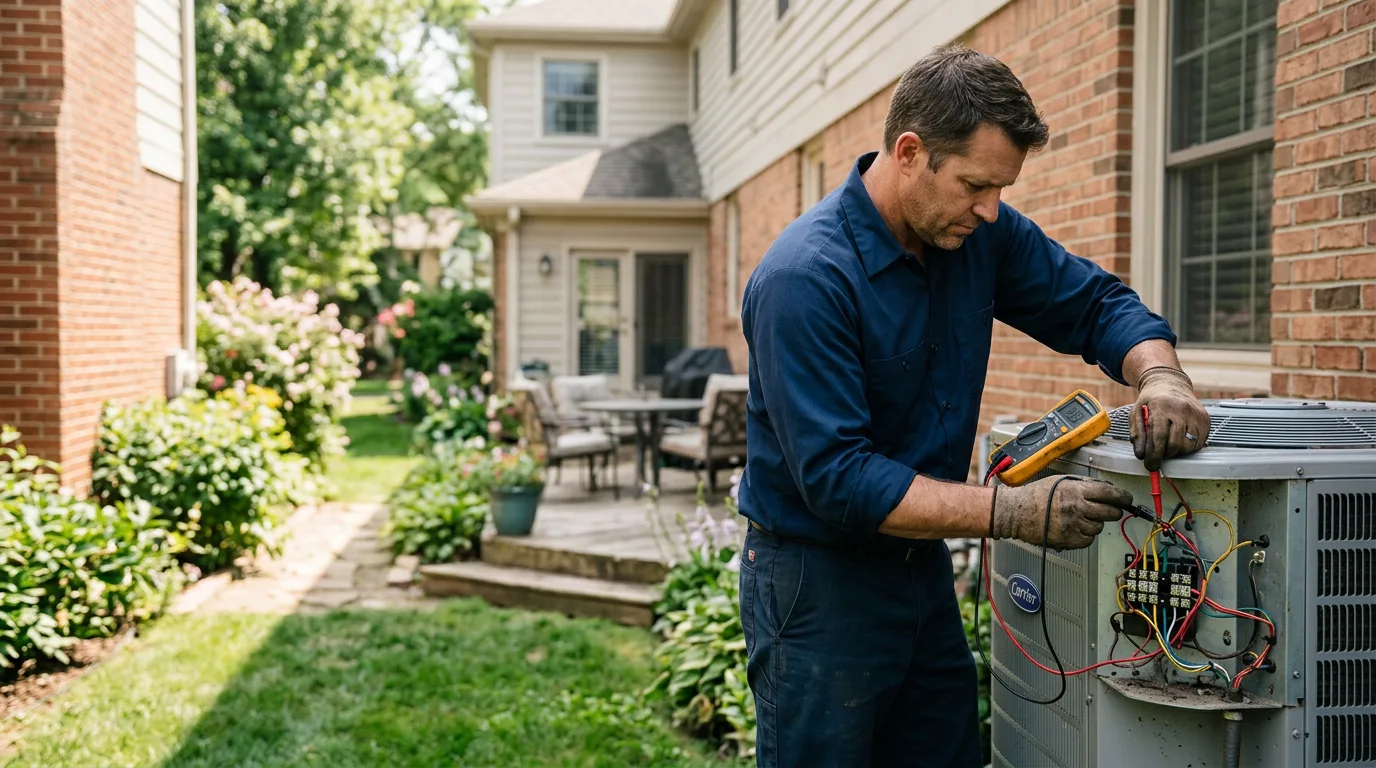 HVAC technician working near Beech Bottom, WV